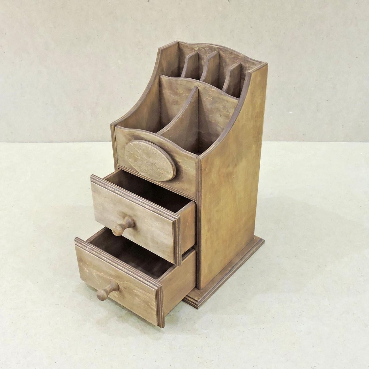 Мини-комод из дерева Тавау Мускат (МНК-002307)