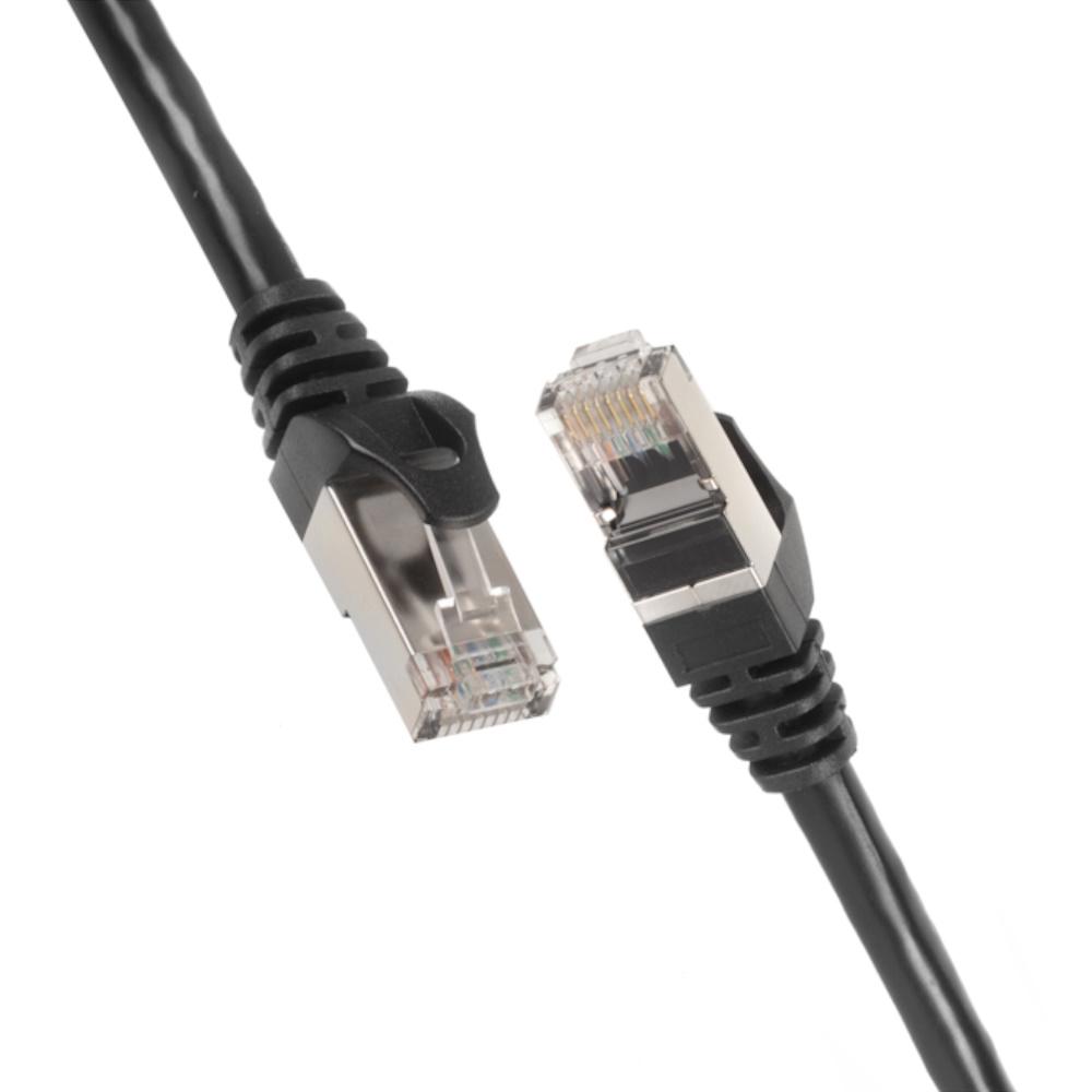 Патч-корд 2E Cat 6 UTP RJ45 26AWG 7/0,16 Cu PVC 0,5 м Black (2E-PC6COP-050BK) - фото 1