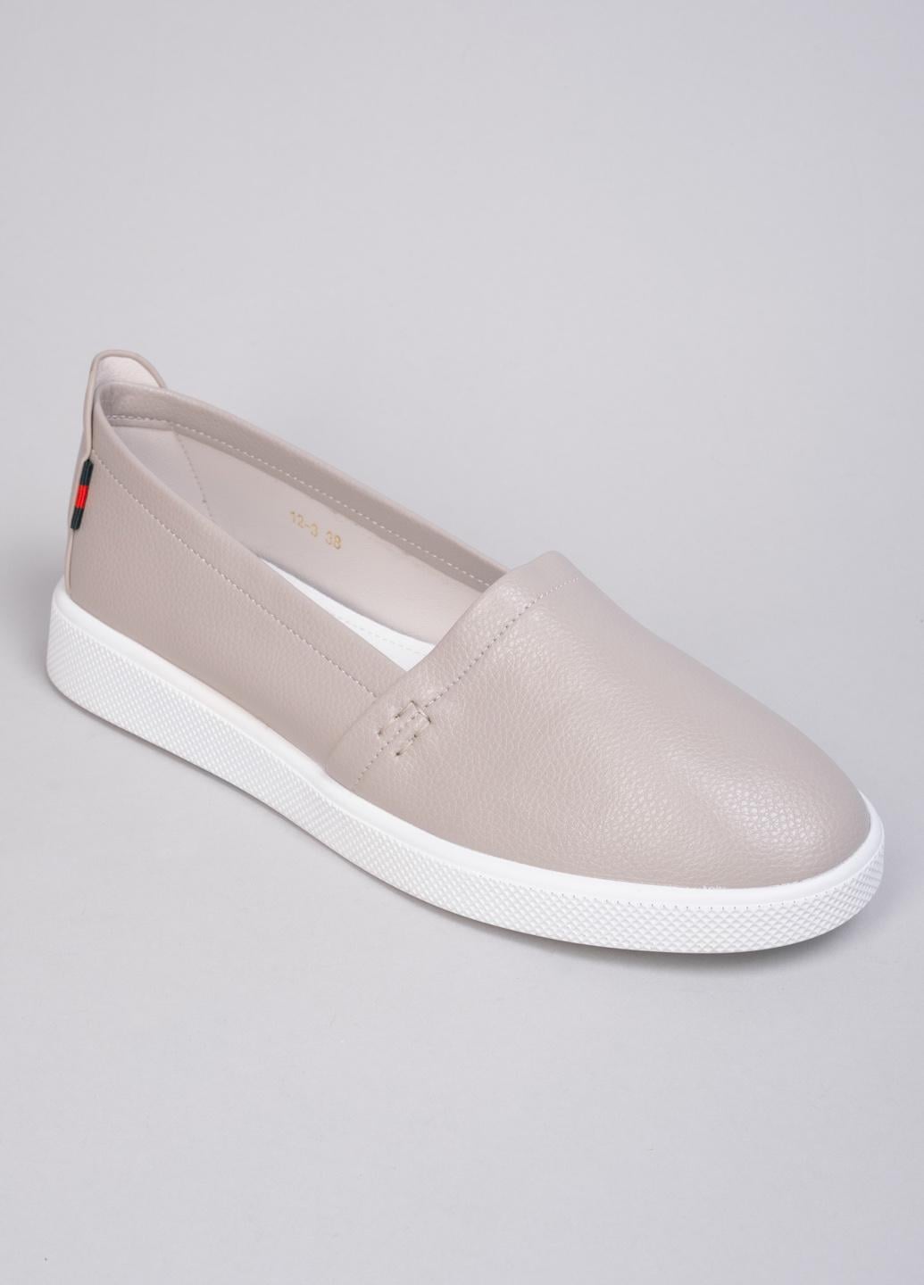 Слипоны женские Vika 12-3 р. 36 Серый (342590_36)