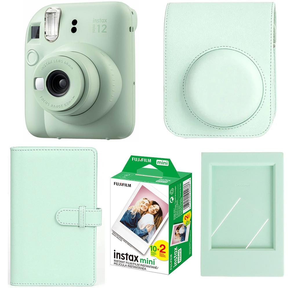 Подарунковий набір Fujifilm Instax Mini 12 фотопапір 20 шт./чохол/фотоальбом 108 фото/рамка Зелений