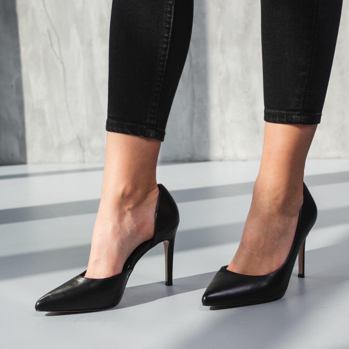 Туфли женские Fashion р. 39 25 см Черный (3714)