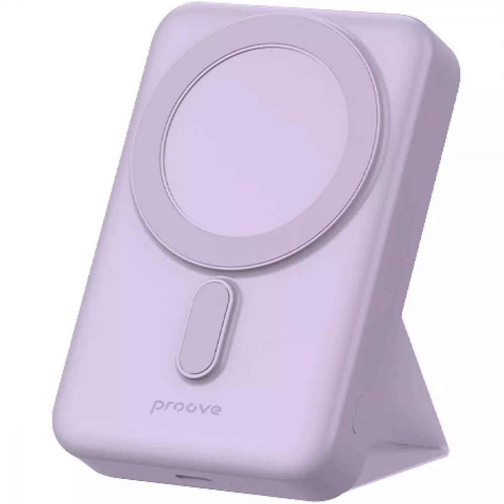 Повербанк Proove Hyperion 20W 10000 mAh с поддержкой беспроводной зарядки Purple (PBHN15020009)