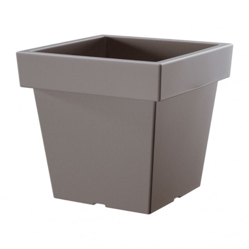 Горшок для цветов Prosperplast Lofly квадратный Н-22 см Серый (70718-405)