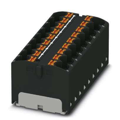 Розподільний блок Phoenix Contact PTFIX 18X4 BK 450В 32A Push-in Чорний (3273848)