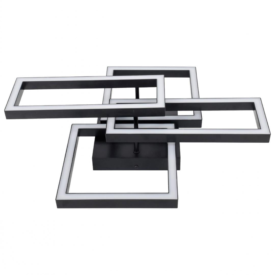 LED-люстра RM-82-BK с пультом ДУ 82 Вт 3000-6000К 300-6560 Lm Черный (V6919120230652)