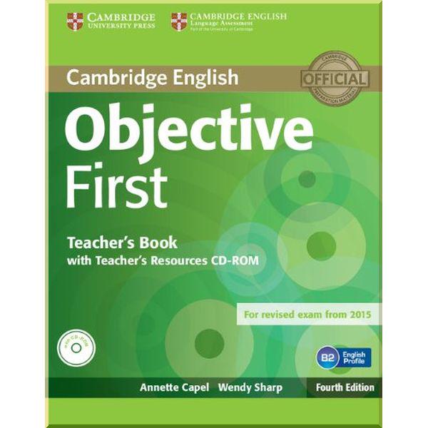 Книга Wendy Sharp/Annette Capel "Objective First Fourth Edition Teacher's Book with Teacher's Resources CD-ROM" (ISBN:9781107628359)