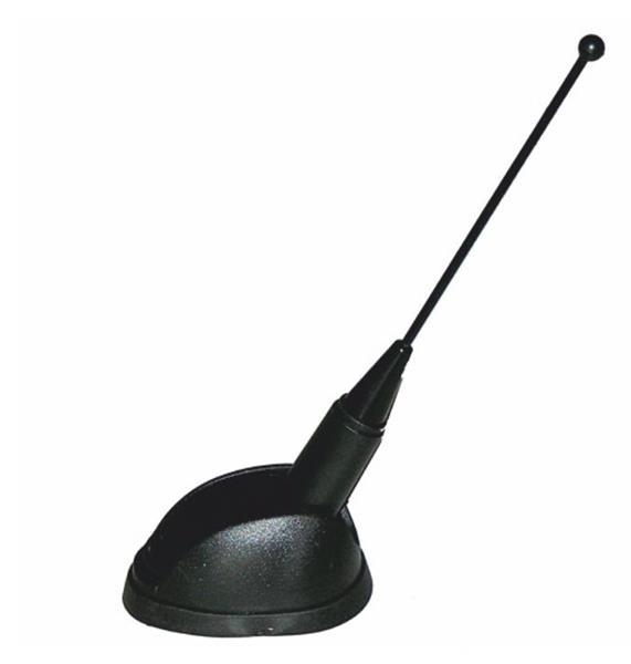 Антенна декоративная 61156 с наклоном Черный (UNI 61156)