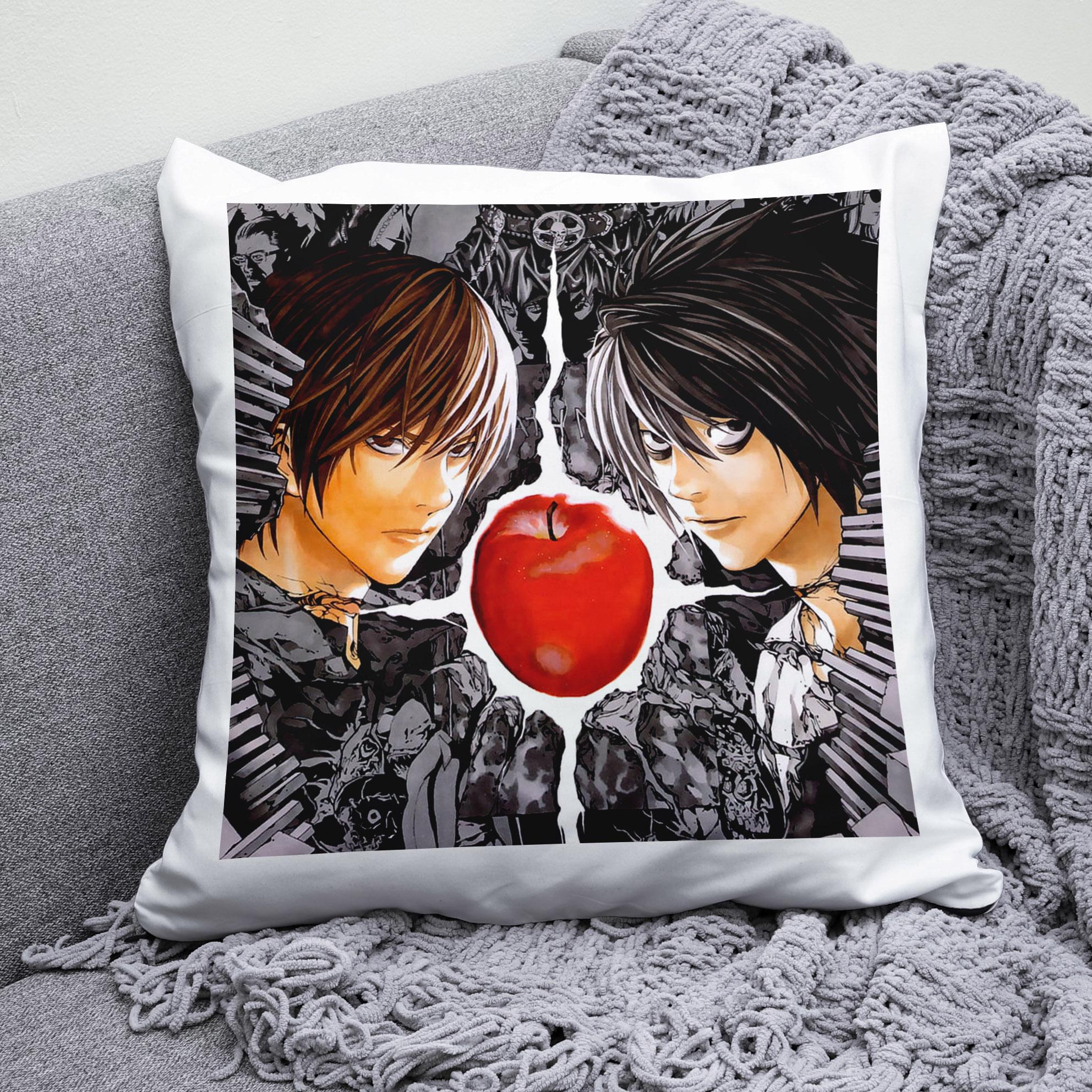 Плюшевая подушка квадрат с принтом аниме Death Note "4