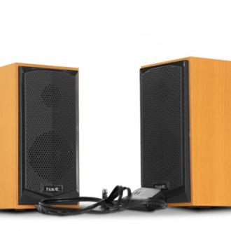 Колонки стерео Havit HV-SK518 USB Wood (H23712) - фото 3 Колонки стерео Havit HV-SK518 USB Wood (H23712) - фото 3