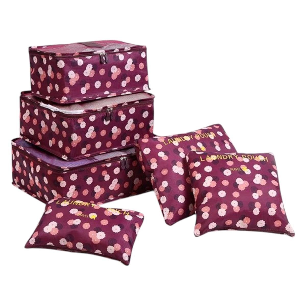 Набор сумок-органайзеров дорожных Laundry Pouch 6 шт. 39х30х11 см (J01418)