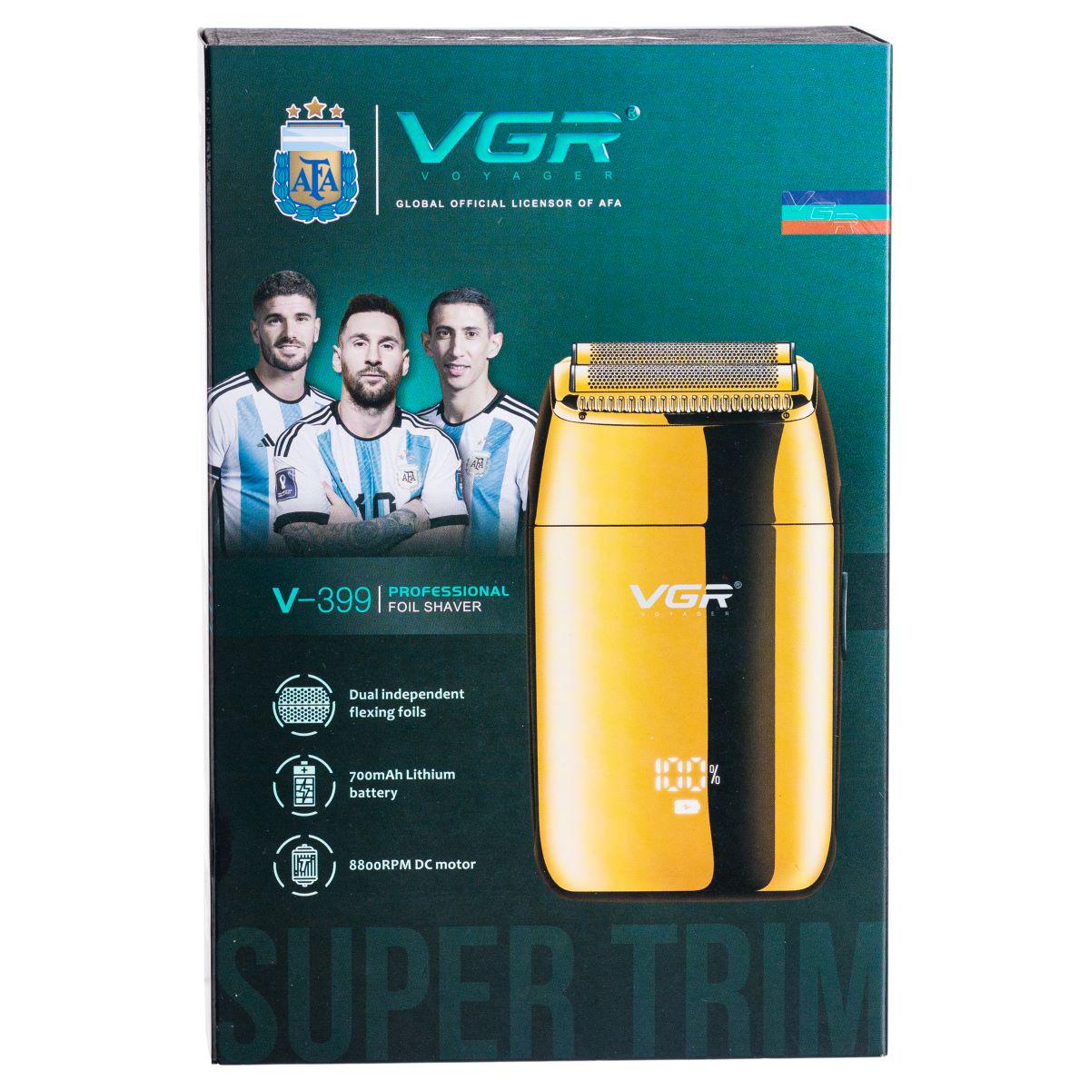 Шейвер VGR с LED-индикатором аккумуляторный (V-399) - фото 15