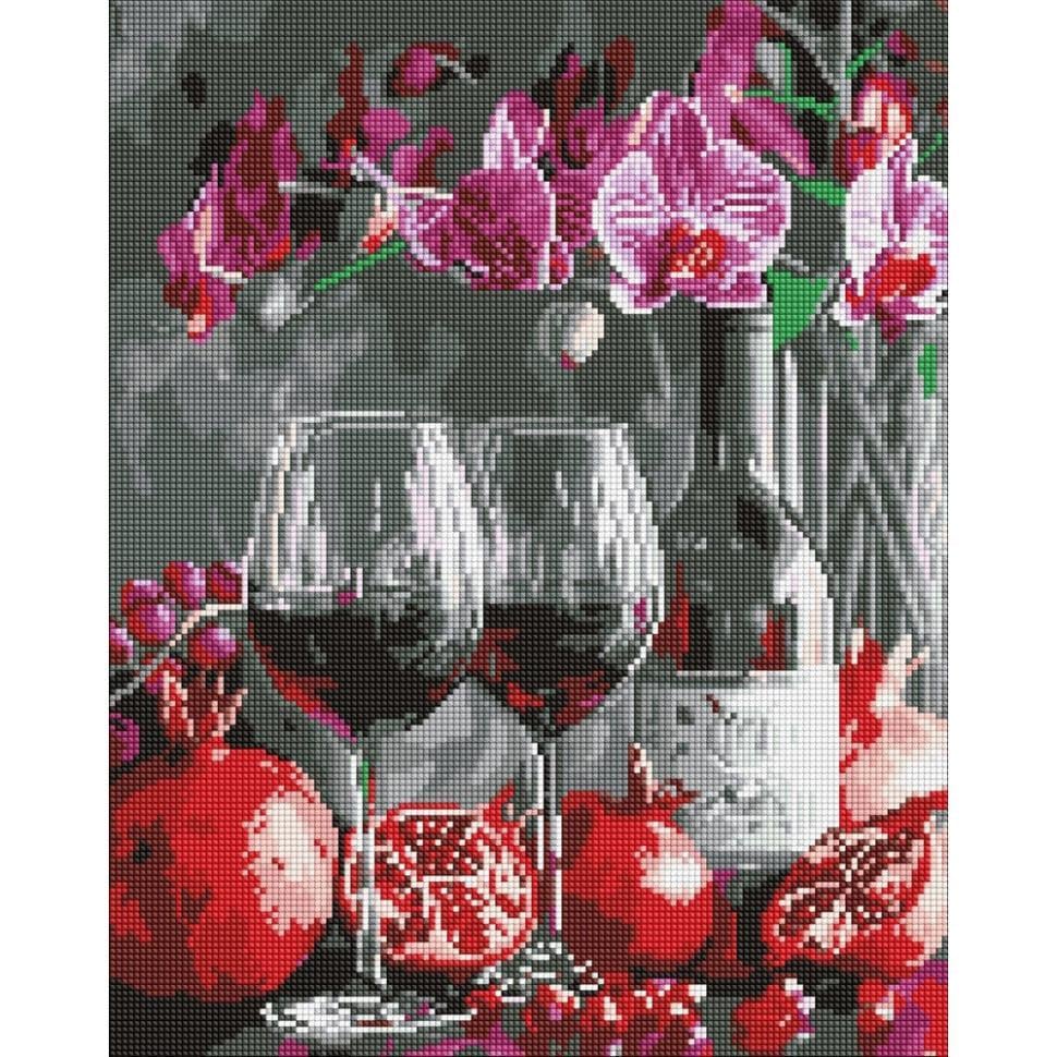 Алмазная мозаика Ideyka Цветение орхидей 40x50 см (AMO8094)