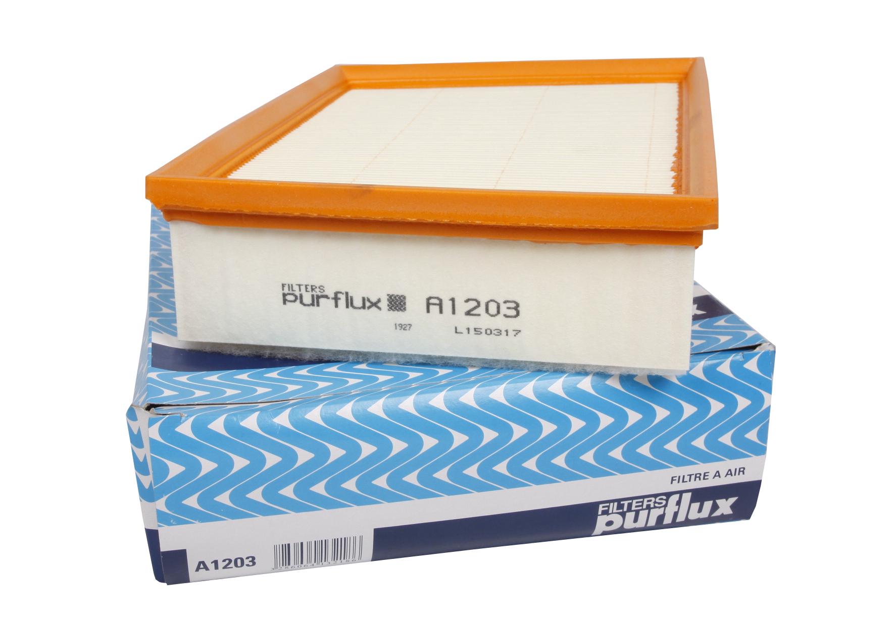 Фильтр воздушный PURFLUX для Citroen C4/Peugeot 307 1,8 16V/2,0 16V 04- (A1203)