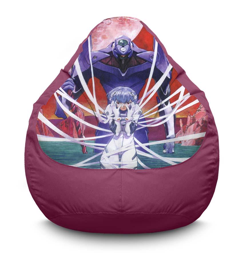 Кресло-мешок iPuff Ayanami Rei on the red background Evangelion оксфорд XXL 90х125 см Бордовый (116995-1) Кресло-мешок iPuff Ayanami Rei on the red background Evangelion оксфорд XXL 90х125 см Бордовый (116995-1)