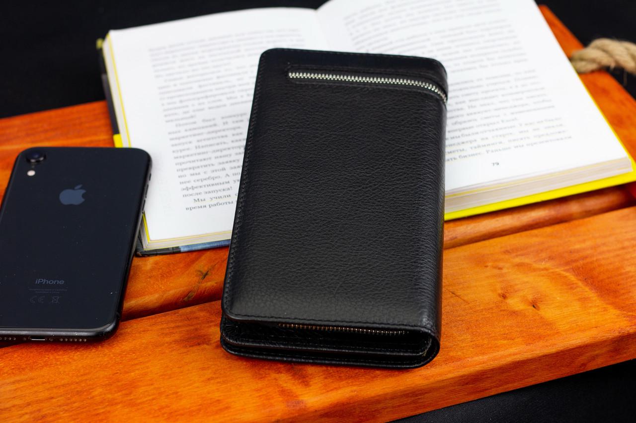 Кошелек мужской многофункциональный из натуральной кожи Черный (МС291) - фото 10 Кошелек мужской многофункциональный из натуральной кожи Черный (МС291) - фото 10