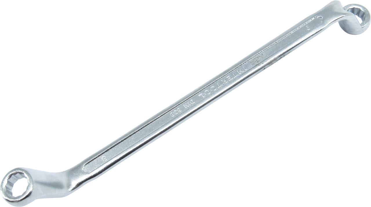 Ключ накидний Intertool 8х9 мм (XT-1208)