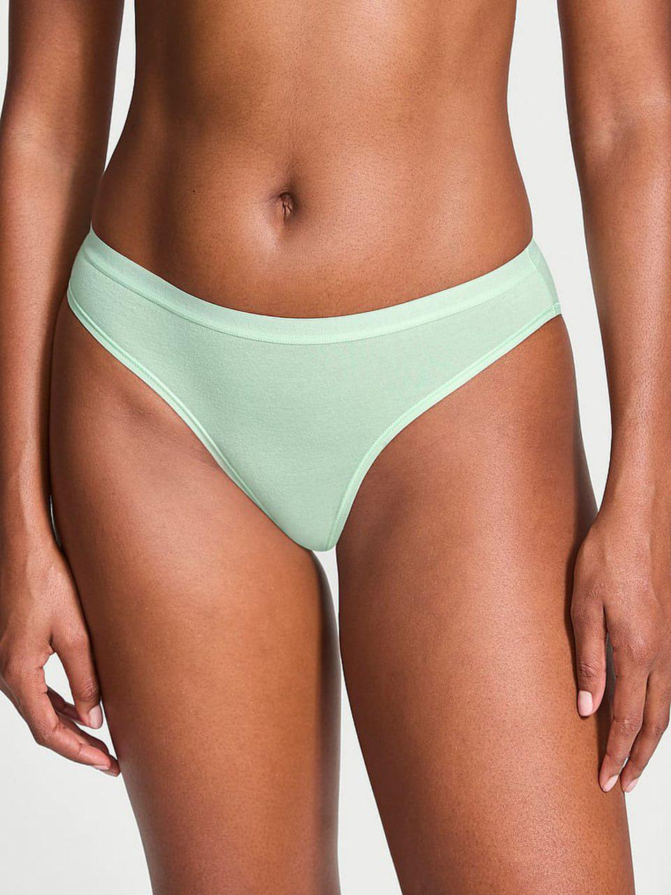 Трусики бикини Victoria's Secret Stretch Cotton Bikini Panty M Салатовый (26991524)