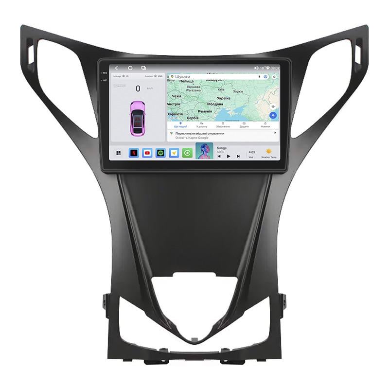 Автомагнитола штатная Lesko для Hyundai H-1 II 2007-2015 4/64 QLED CarPlay 4G Wi-Fi GPS Prime 9" (22391777)