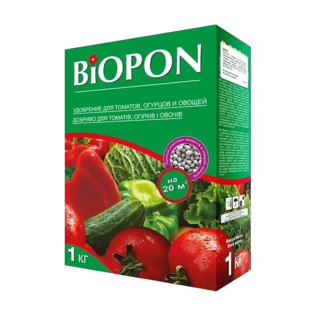 Удобрение помещенное Biopon для овощей 1 кг (R50148)