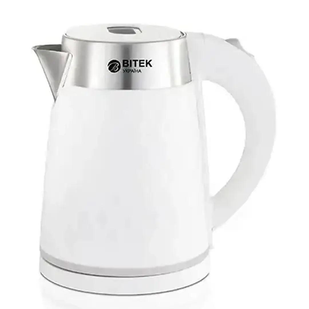 Электрочайник Bitek BT-7931 2 л 2000 Вт Белый (ML-05067)