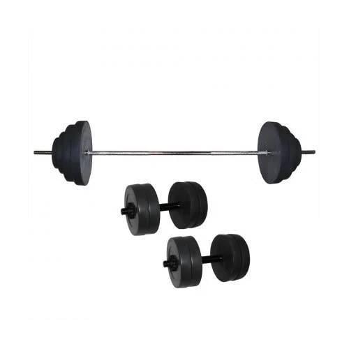 Штанга набірна Newt Rock 92 кг та дві гантелі Newt Rock по 10 кг