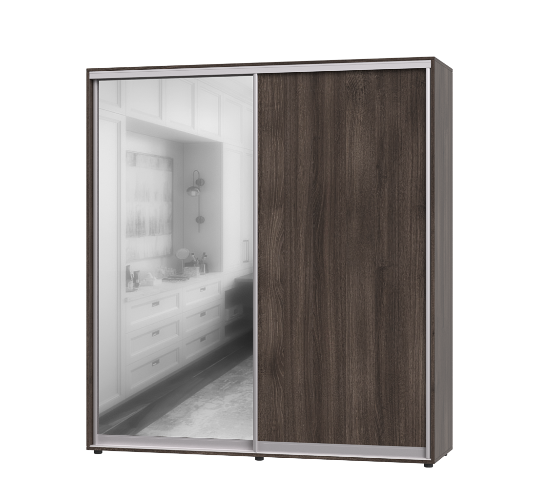 Шкаф-купе двухдверный Эверест ШК-05 190х60х220 см 
Шамони Темный (07347)