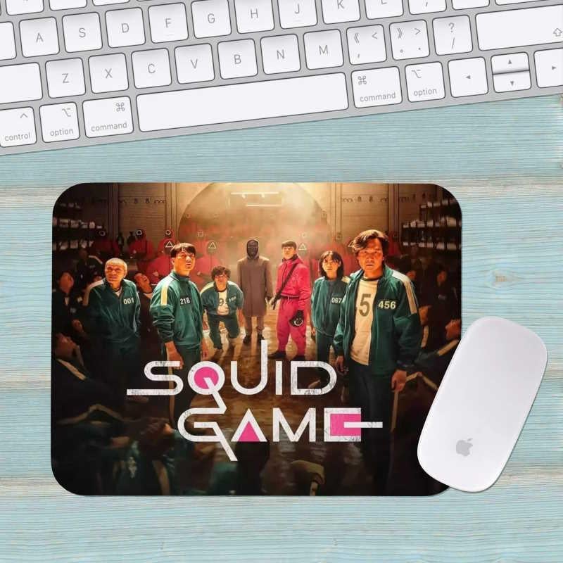 Коврик для мышок с принтом Squid Game 001 180х220х3 мм (2501723193)