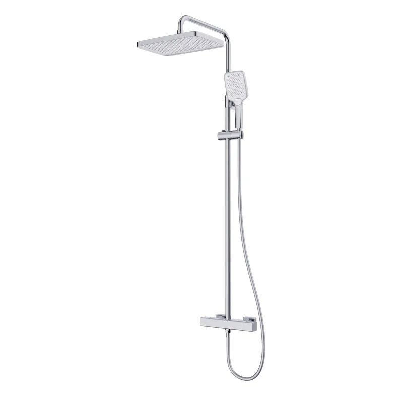 Душевая колонна с термостатическим смесителем KOER KB-53038-01 2 функции Хром (KR5959) Душевая колонна с термостатическим смесителем KOER KB-53038-01 2 функции Хром (KR5959)