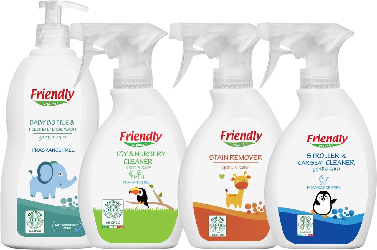 Моющий органический набор Friendly Organic ТОП средства для детских вещей (22841849)