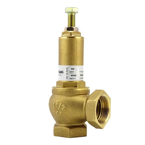 Клапан предохранительный регулируемый FADO 3/4" 1-16 bar угловой (FD-NKP02)