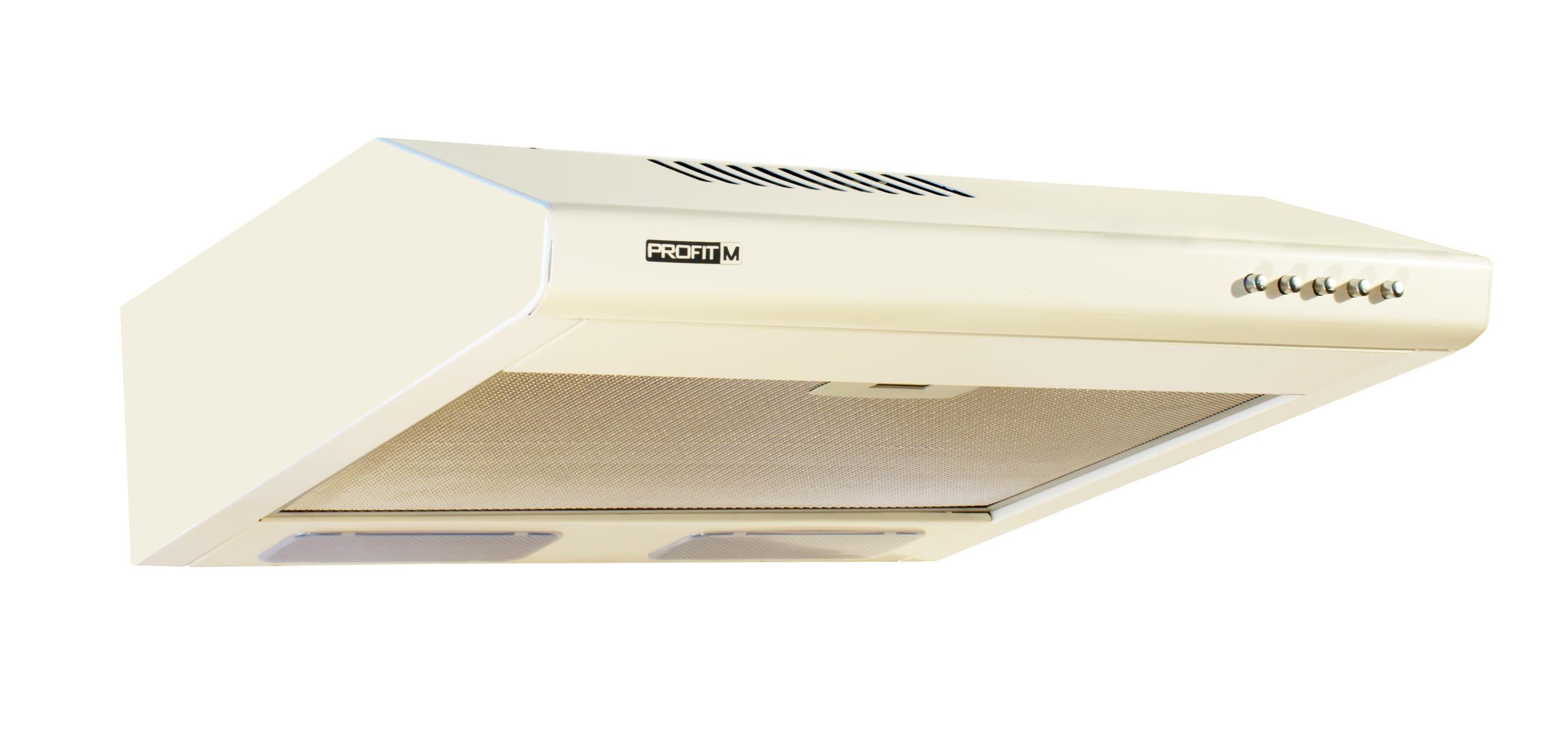 Вытяжка кухонная ProfitM Плоская Турбо №2 50 см 420 м3 Слоновая кость - фото 3