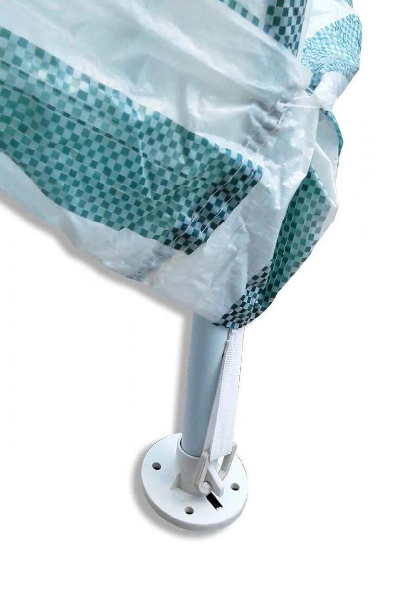 Шатер садовый с москитной сеткой Белый/Зеленый (P-bz-3010) - фото 4 Шатер садовый с москитной сеткой Белый/Зеленый (P-bz-3010) - фото 4