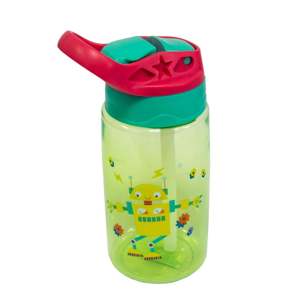 Бутылка детская для воды Baby Bottle LB400 с трубочкой 500 мл Салатовый (1009689-LightGreen) - фото 3