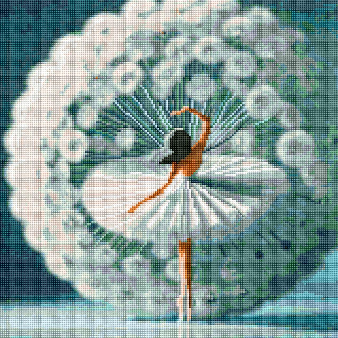 Алмазная мозаика Девушка в одуванчиках с голограммными камешками 40х40 см (2802598058) - фото 2 Алмазная мозаика Девушка в одуванчиках с голограммными камешками 40х40 см (2802598058) - фото 2