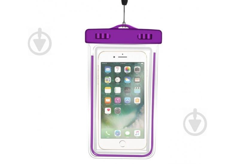 Водонепроницаемый универсальный чехол EasyWay для мобильного телефона до 6.5 дюймов Фиолетовый (HbP050349)