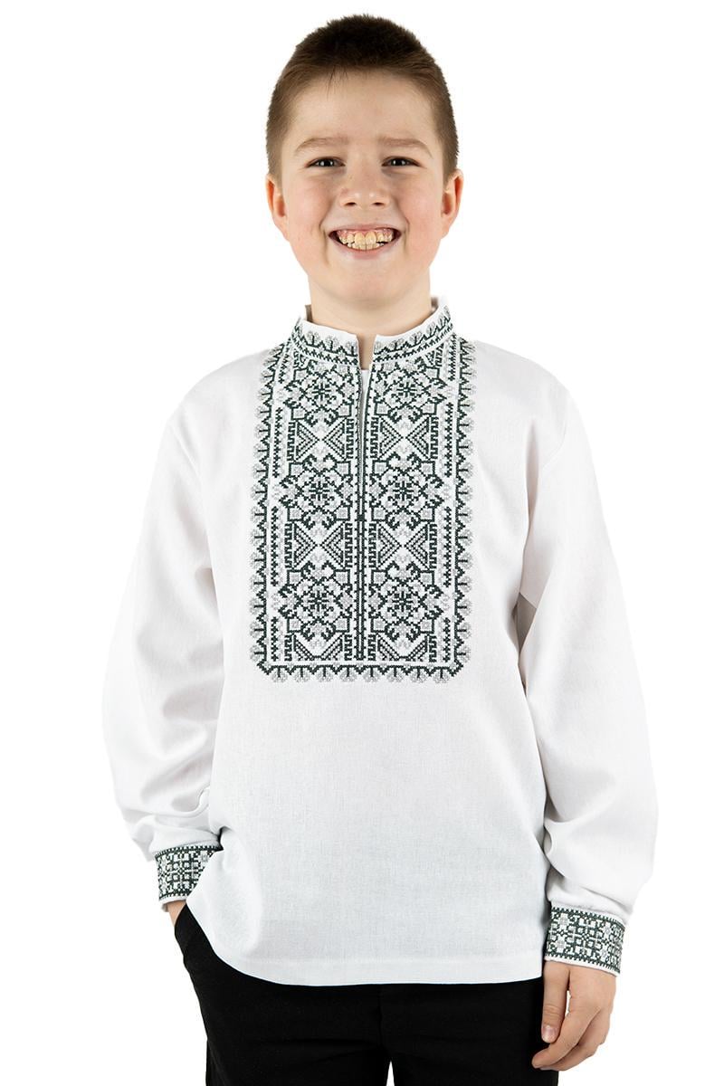 Вышиванка для мальчика с традиционным орнаметом 128 см (2575374385)