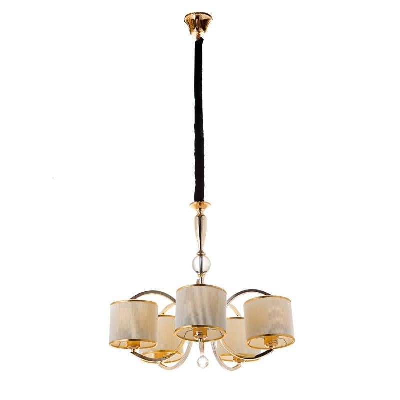 Люстра підвісна з абажурами Light House ES-15839/5 Золото (9534)