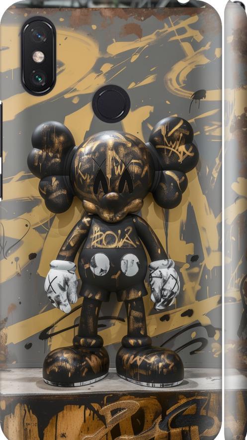 Чехол на Xiaomi Mi Max 3 Bronze kaws (6097m-1534-42517)