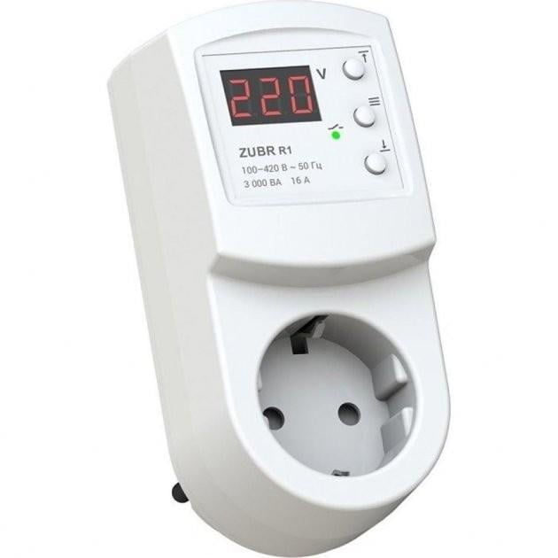 Реле напряжения в розетку ZUBR R116Y