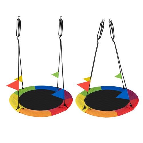 Детская качеля Гнездо аиста 110 см с прочной рамой до 150 кг (29070900) - фото 7 Детская качеля Гнездо аиста 110 см с прочной рамой до 150 кг (29070900) - фото 7