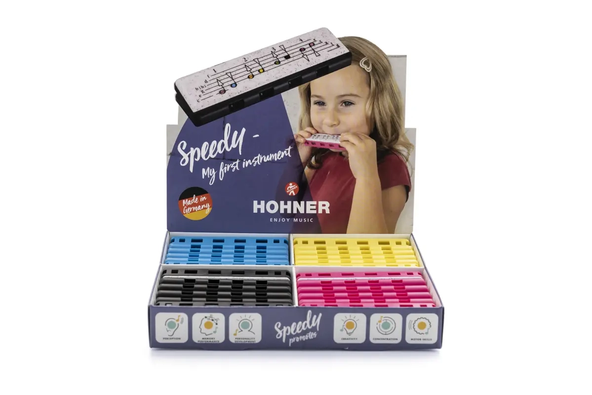 Набір губних гармошок Hohner Beginner Speedy Display PL91190 C-major 24 шт. (110283) - фото 2