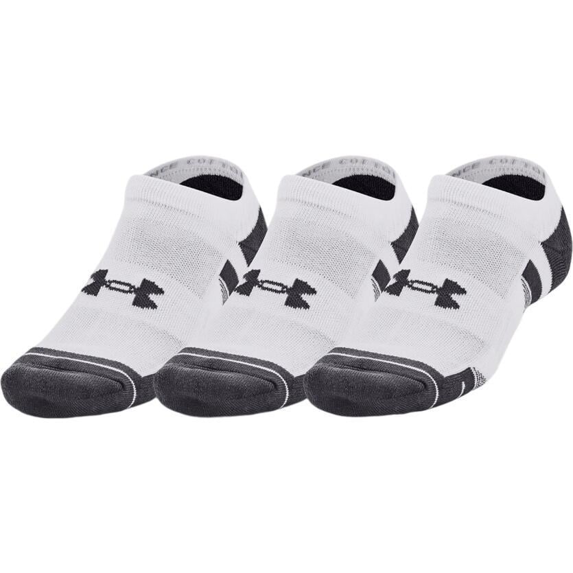 Шкарпетки Under Armour PERFORMANCE COTTON 3PK NO SHOW 1379526-100 3 пари M Білий (43860-352)