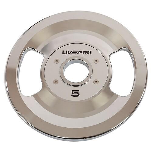 Диски стальные LiveUp 2 Handle внутренний Ø51 мм 5 кг Серый (LP8338-5)