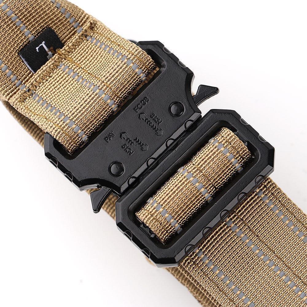 Ошейник для собак Berry cветоотражающий для средних и крупных пород L 42-62 см Коричневый (1783610730) - фото 5