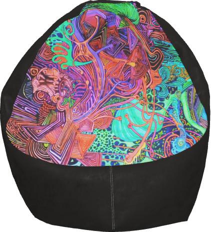 Кресло-груша Psychedelic Art S (13280561)