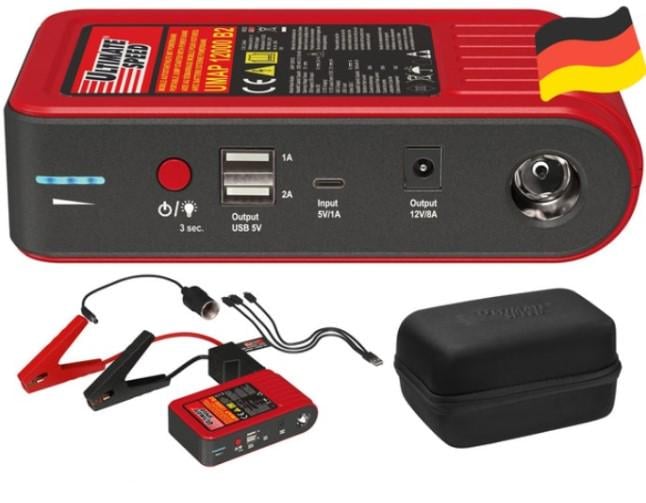 Пусковий пристрій для автомобіля Power Bank Ultimate Speed ​​UMAP 12000 B2 12000 mAh (28337581) - фото 2