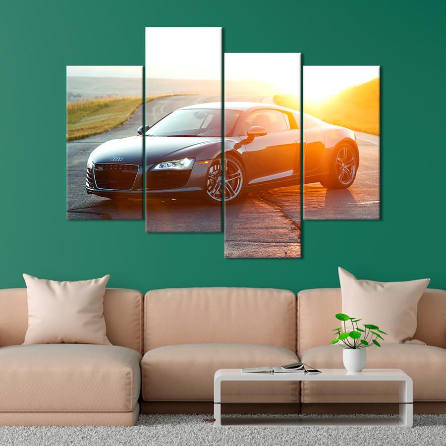 Картина Автомобиль Роскошный спорткар Audi R8 89x56 см (A1198-4)