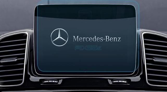 Стекло защитное Pixsel на монитор Mercedes Benz GLS CLASS 9,8“ 2015-2018 закаленное глянец