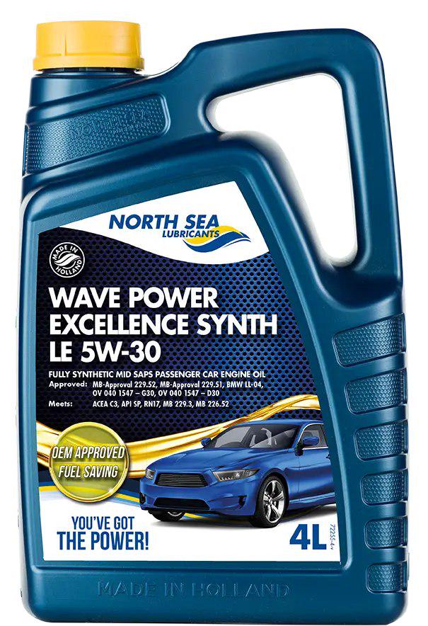 Моторное масло WAVE POWER EXCELLENCE SYNTH LE 5W-30 4 л (27557638) - фото 1