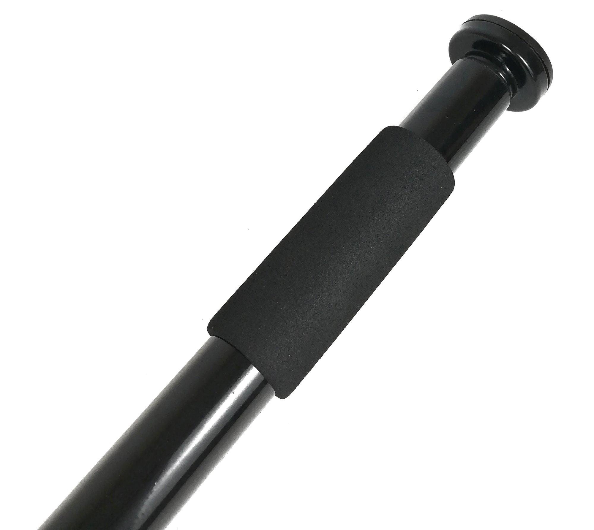 Раздвижной распорный турник EasyFit 62-100 см Черный (EF-TDP-100) - фото 5